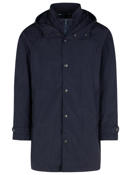 Fay 'Morning' Navy Polyester Parka Men