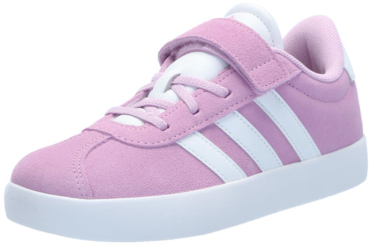 adidas Vl Court 3.0 Hook & Loop Sneaker Bliss Lilac/White/Grey 13 US Unisex Little Kid