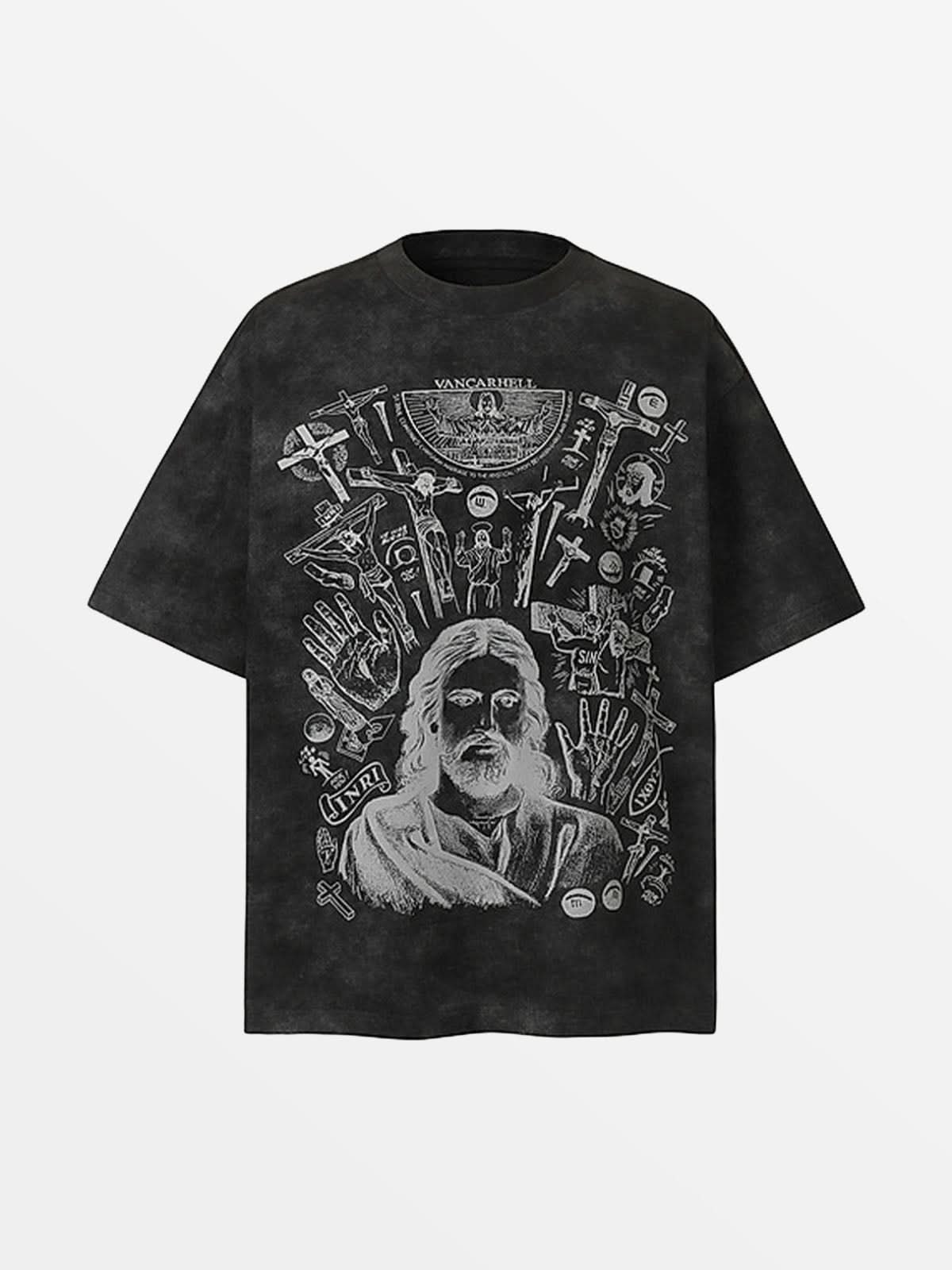 LUW "Dialkogo" Cipher Tee - Luxury Heavyweight Cryptic-Graphic Streetwear T-Shirt