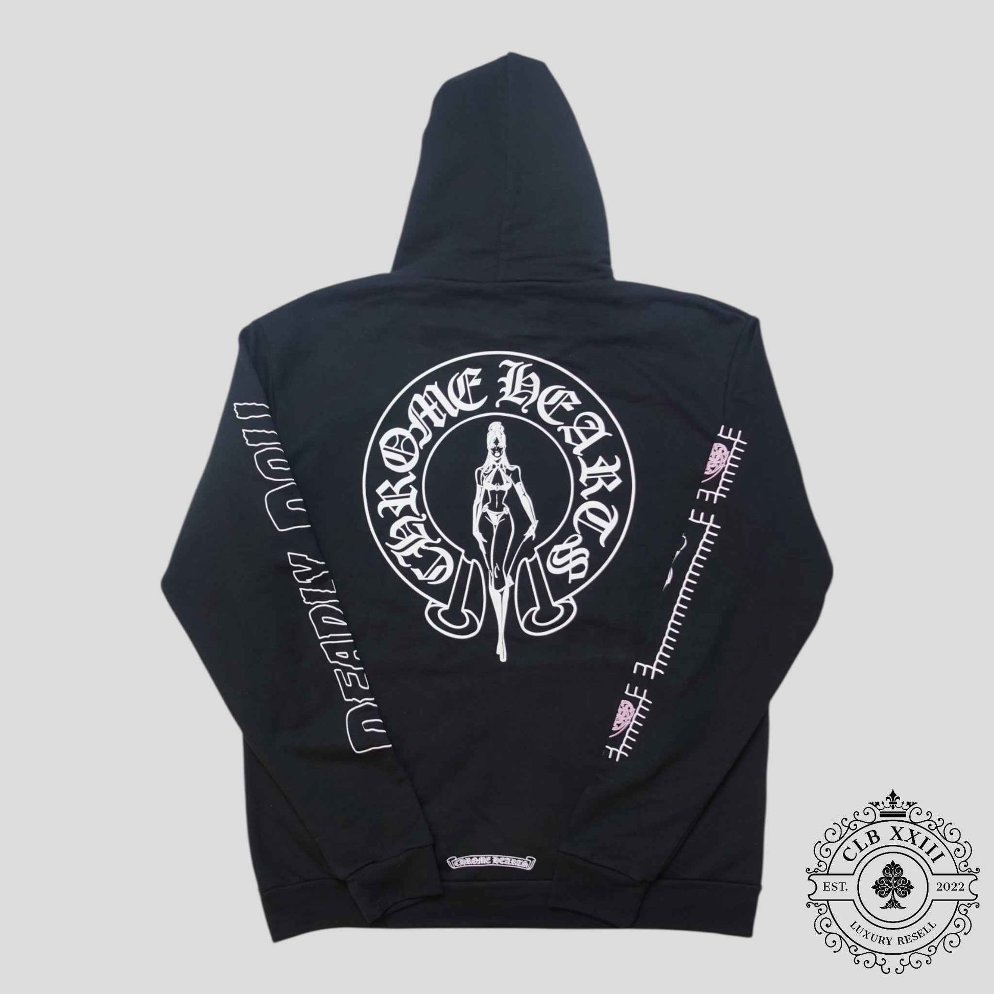 Chrome Hearts Deadly Doll Zip Up Hoodie