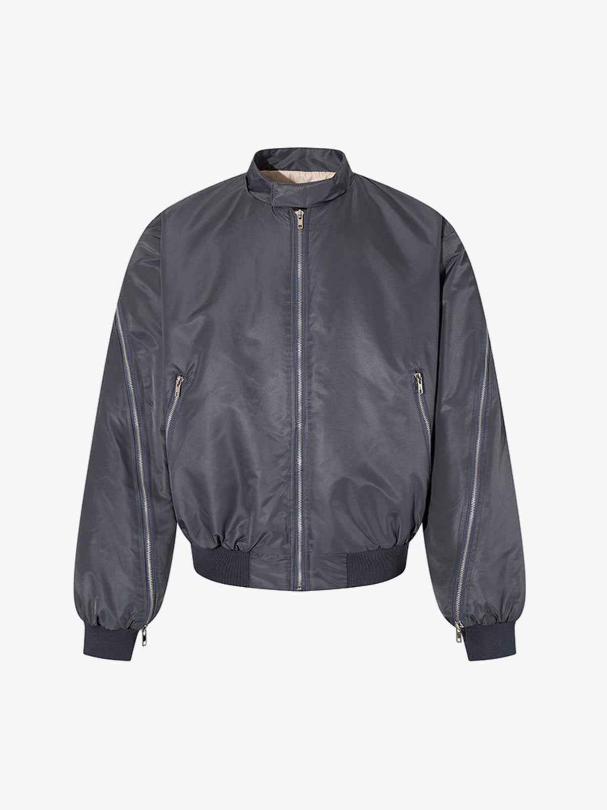 Minimalist Zip Bomber Jacket
