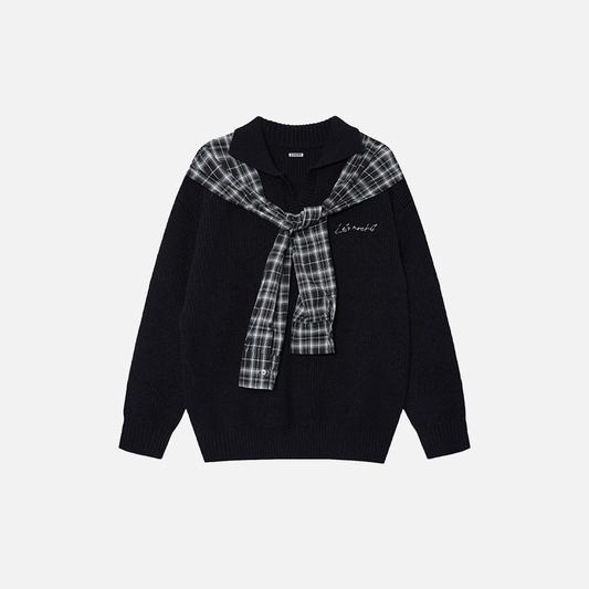 Signature Cool Oversized Shawl Collar Sweater - Luxuryurbanwear