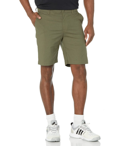adidas Golf Mens Go-To 9-Inch Golf Short Olive Strata 32"