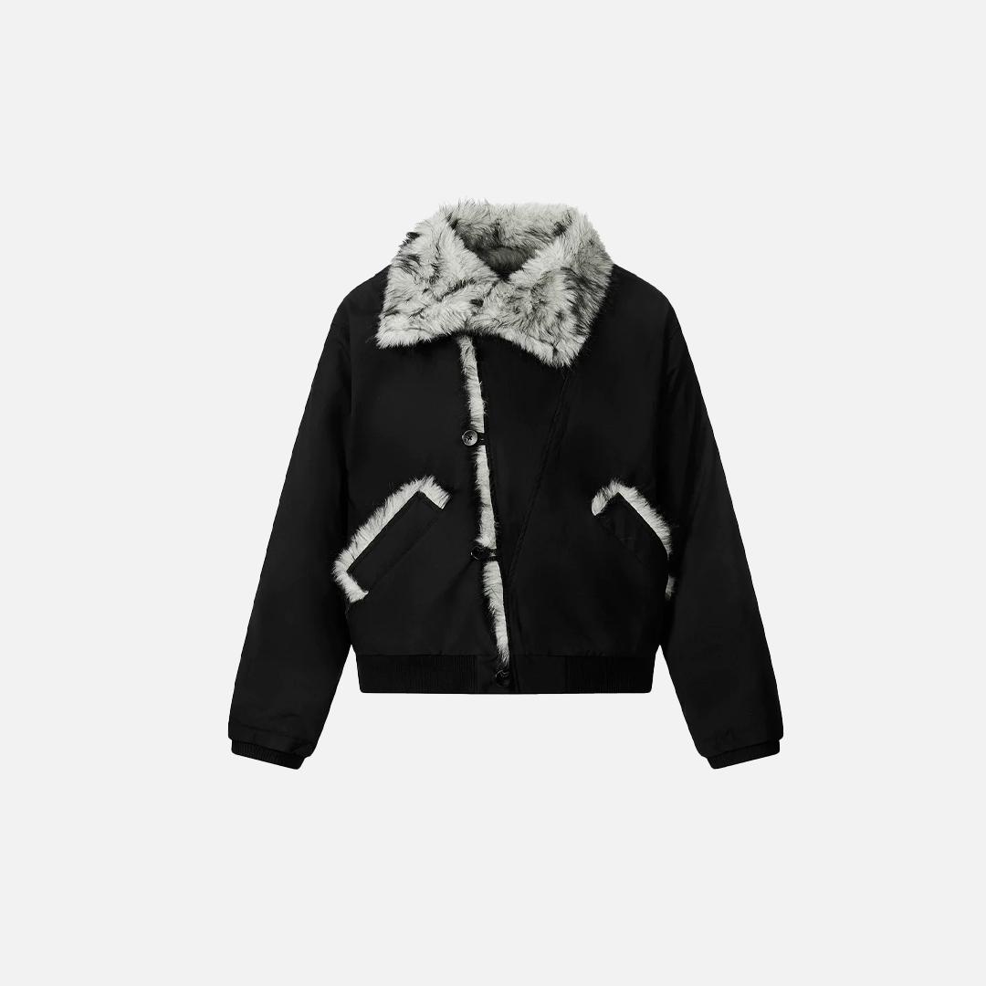 Essential Warm Winter Fur Collar Padded Jacket - Luxuryurbanwear