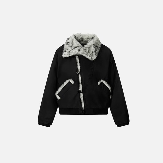 Essential Warm Winter Fur Collar Padded Jacket - Luxuryurbanwear