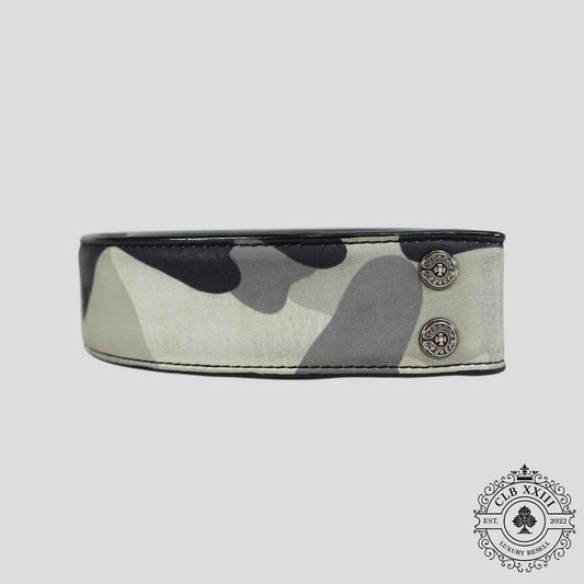 Chrome Hearts Snow Camo Belt Strap