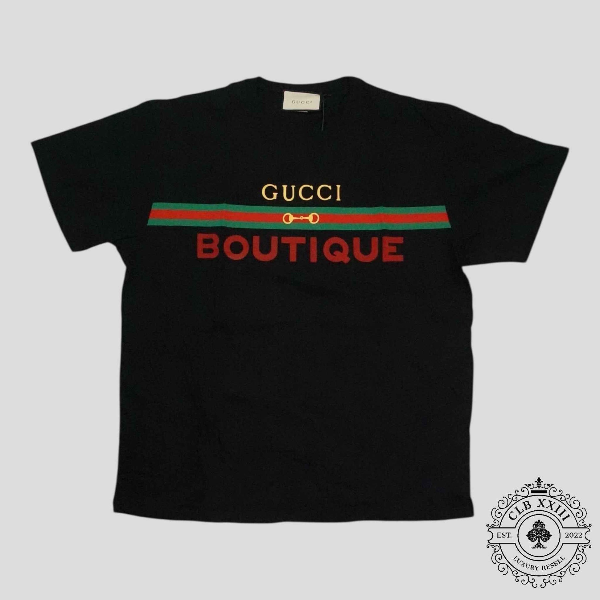 Gucci Boutique Tee in Black