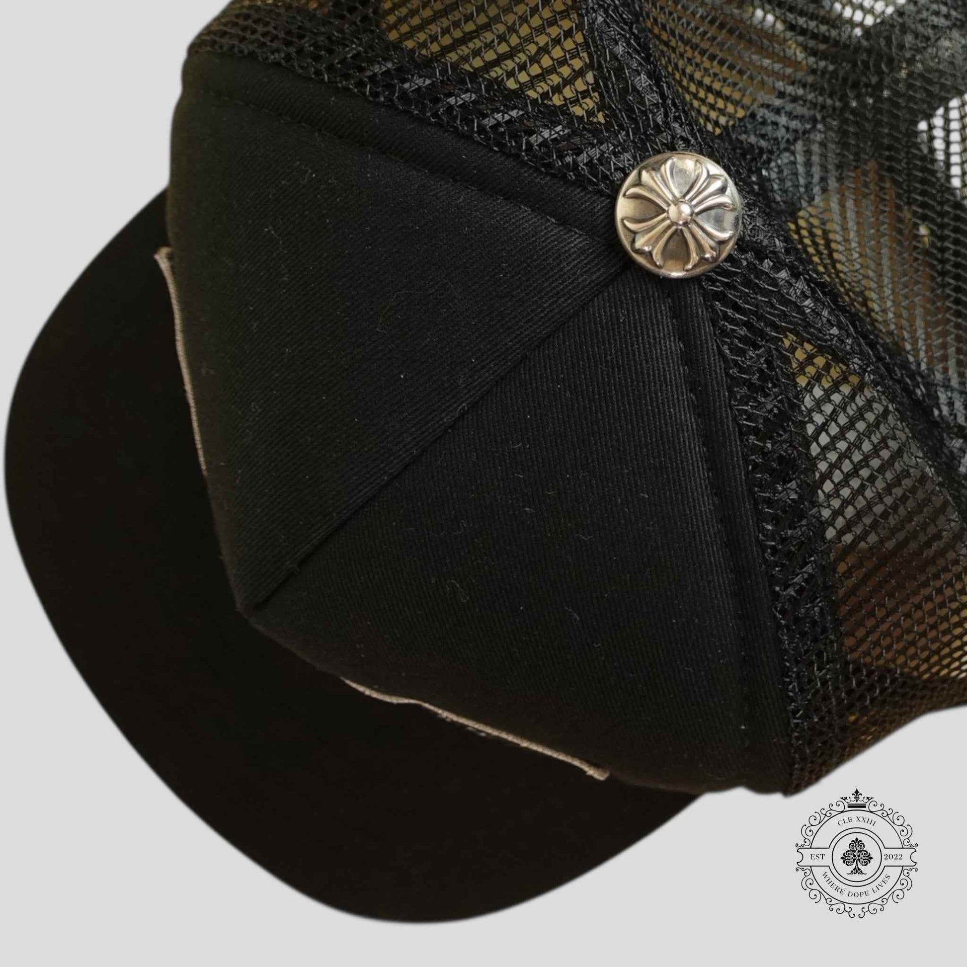 Chrome Hearts Foti Harris X Aerosmith Patch Hat in Black