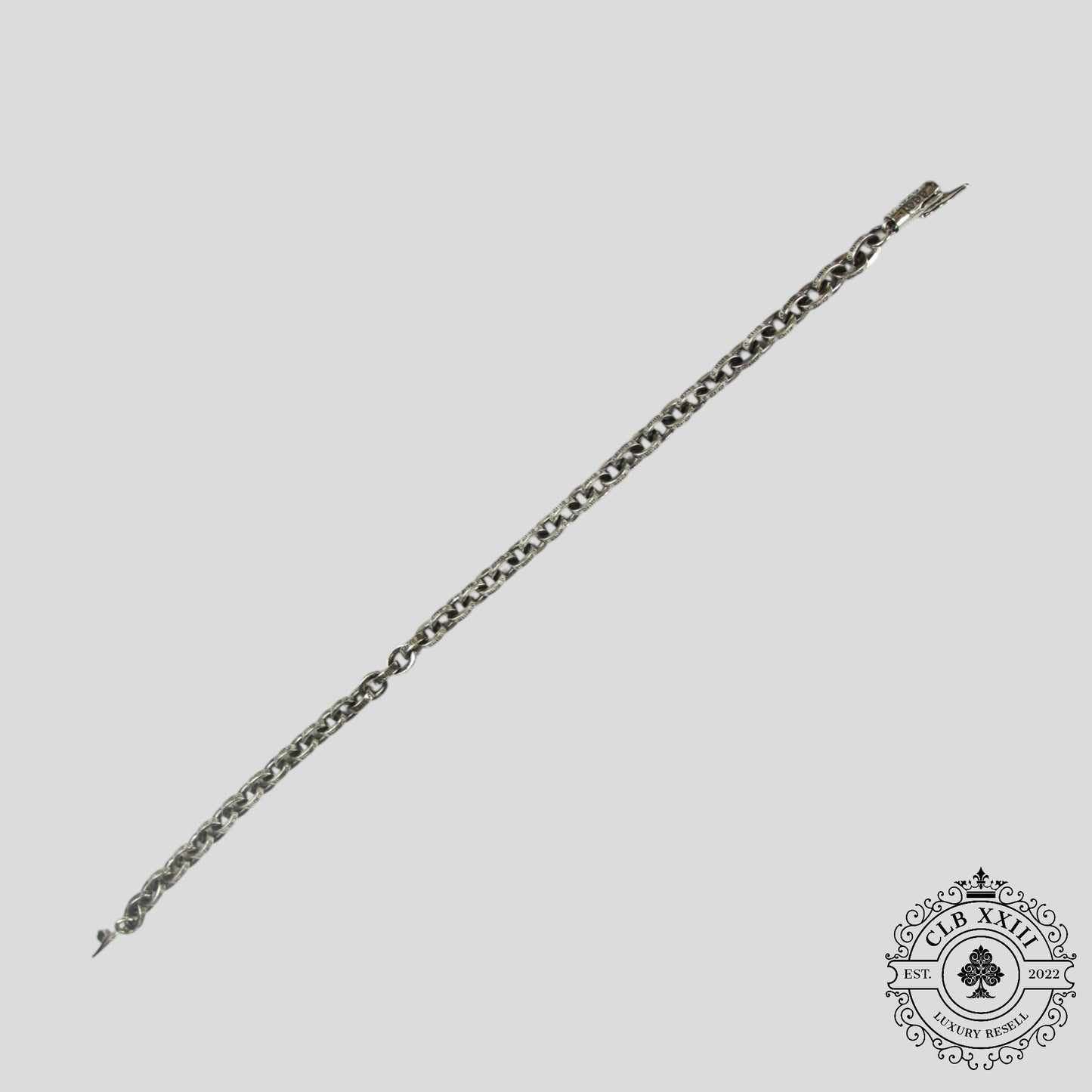 Chrome Hearts Paper Chain Bracelet in Silver