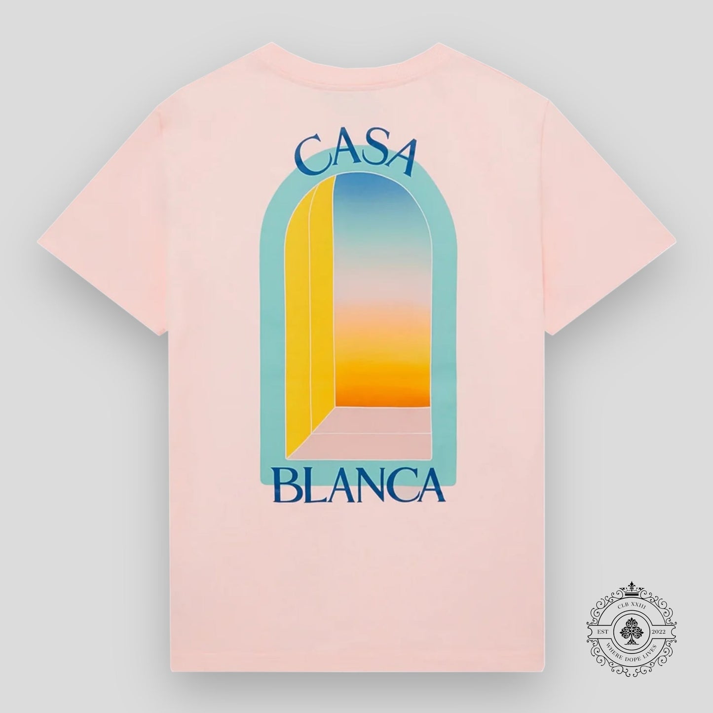 Casablanca L'arc Colore Tee in Pink