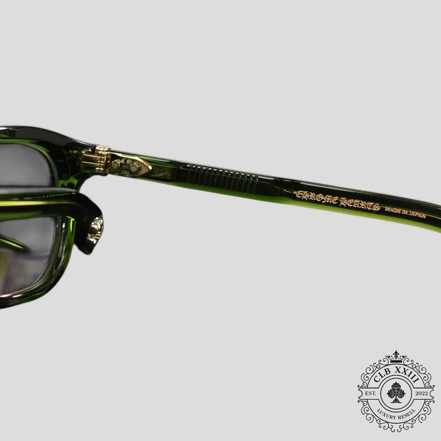 Chrome Hearts Chirp Chirp Glasses in Green