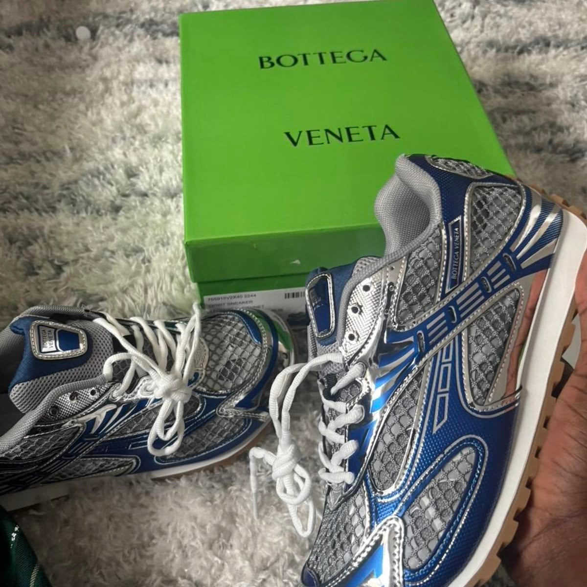 Bottega Veneta Orbit Fishnet