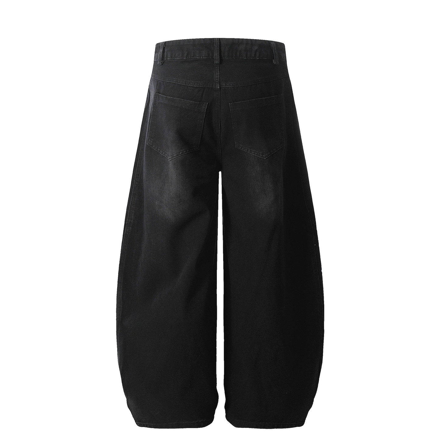 Striped Stitching | Washed Barrel Jeans - Luxuryurbanwear