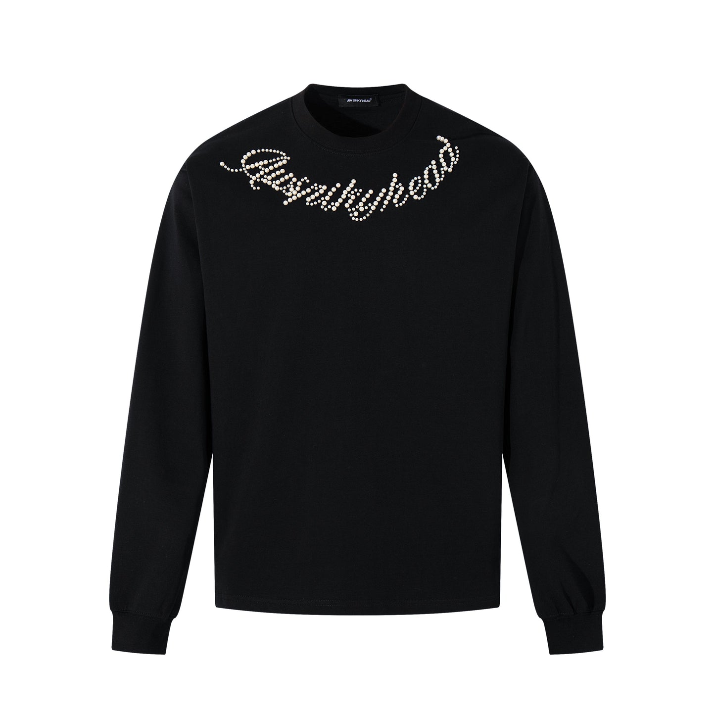 Pearl Letter | Long Sleeve T-Shirt - Luxuryurbanwear
