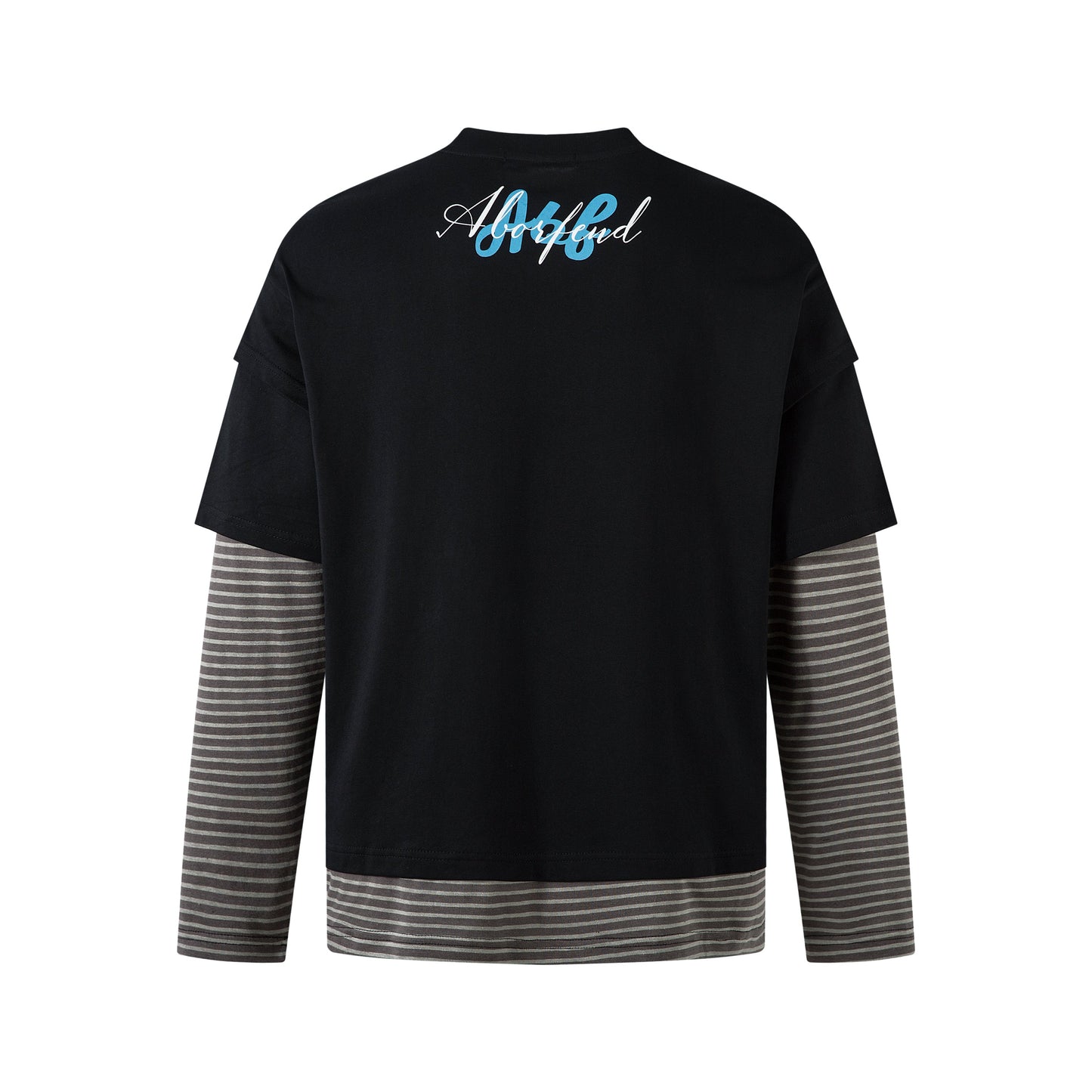 Punk Letters Patchwork | Stripe Sweatshirt - Luxuryurbanwear
