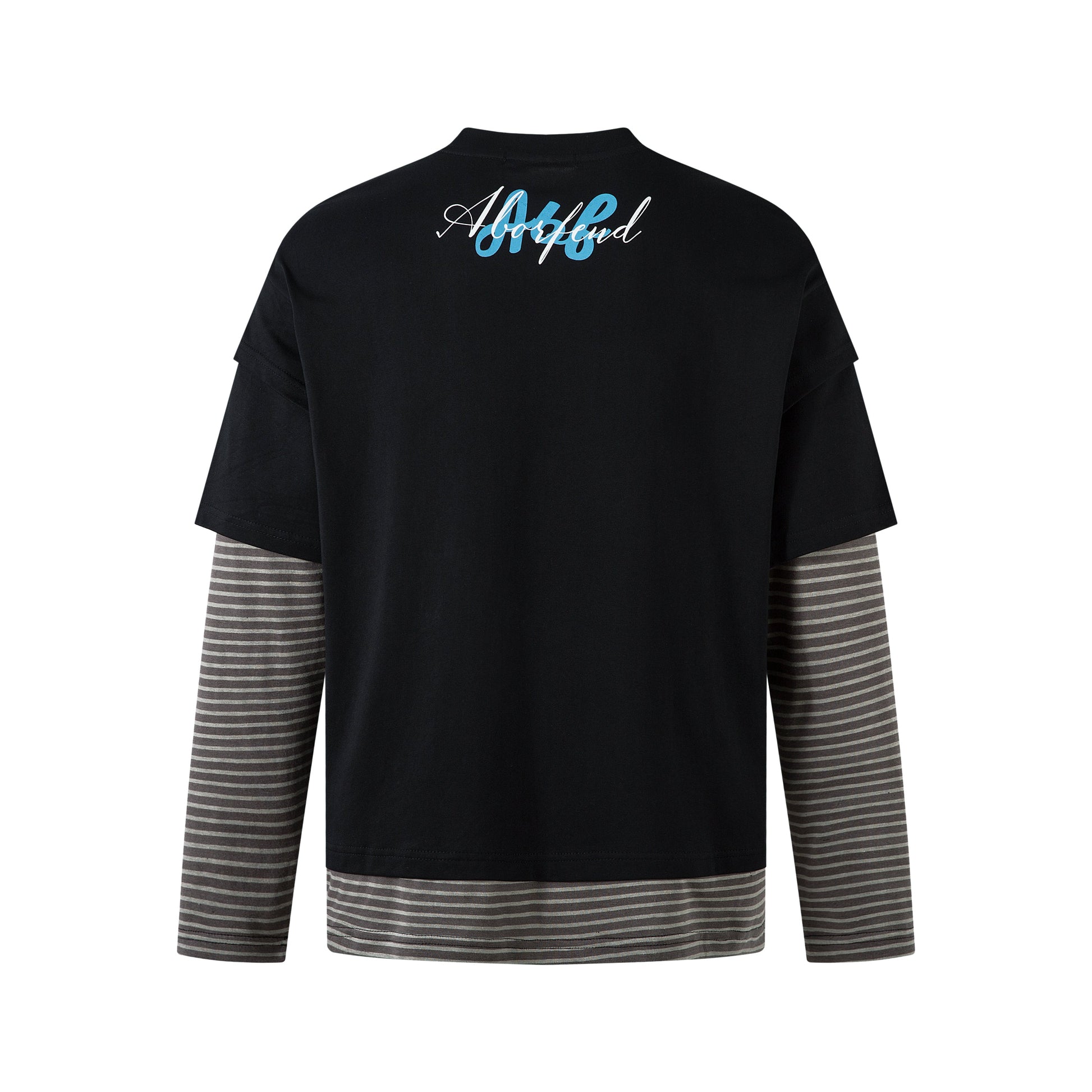 Punk Letters Patchwork | Stripe Sweatshirt - Luxuryurbanwear