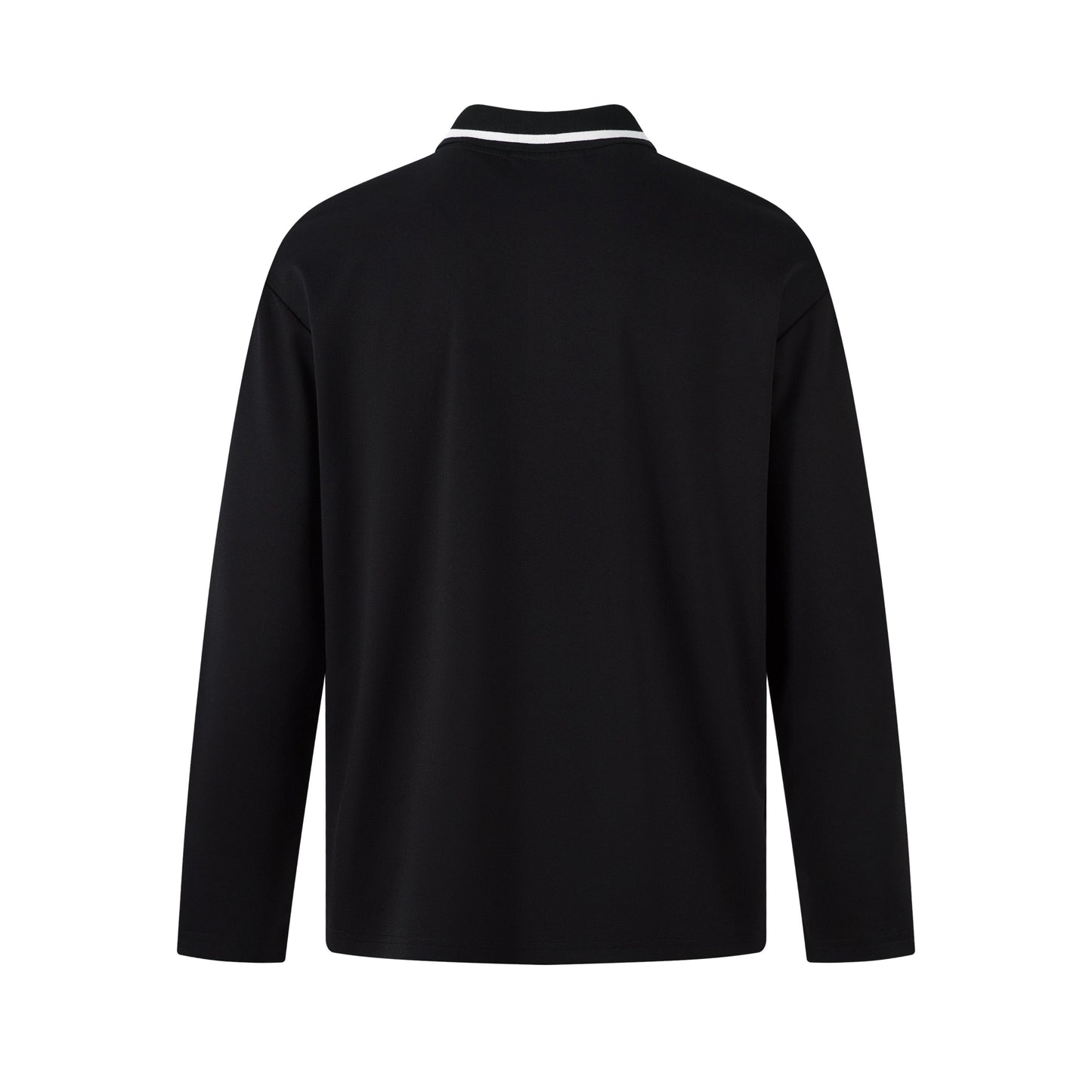 Colorblock Striped Athletic | Polo Sweatshirt - Luxuryurbanwear