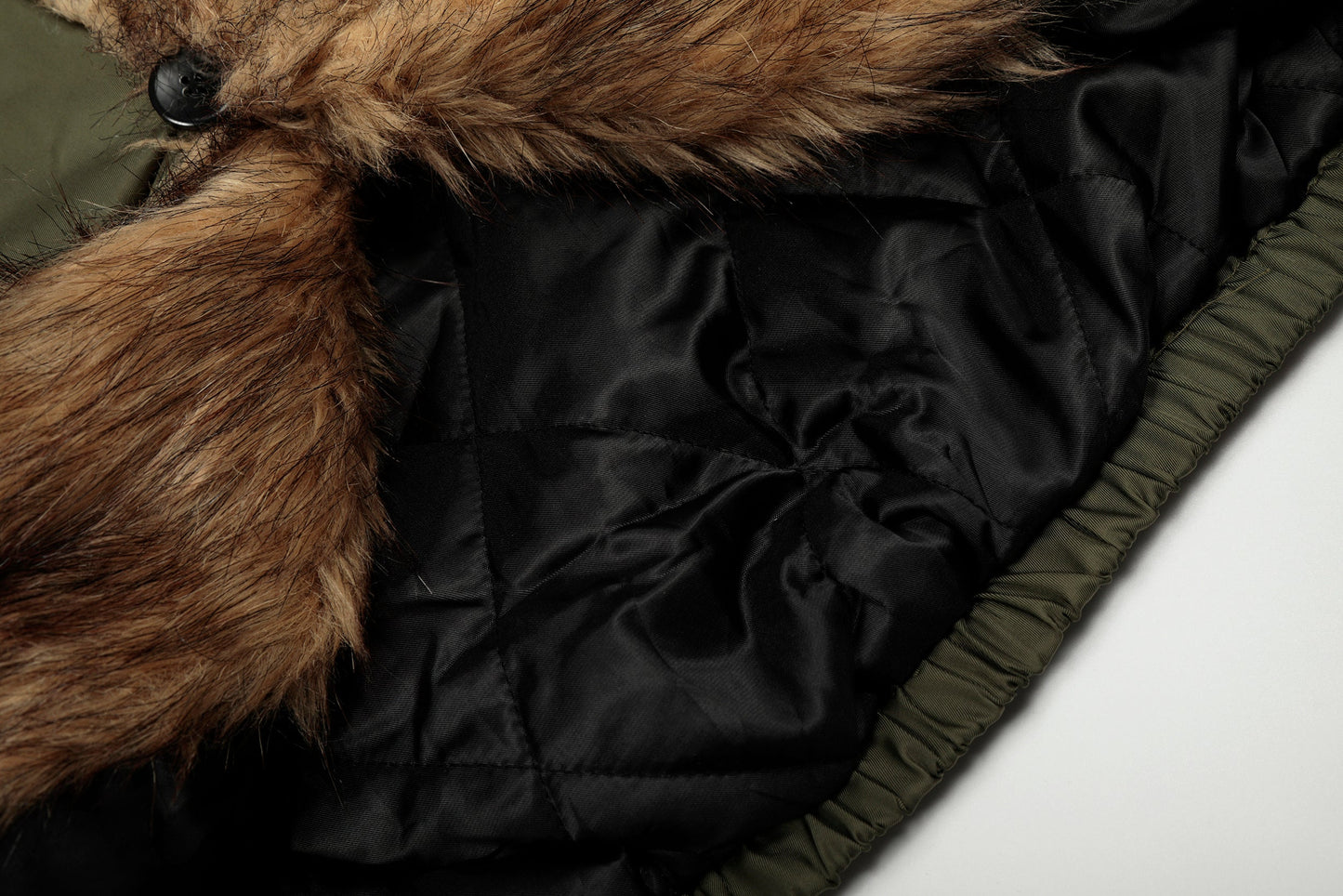 Vintage Fur-Lined | Cropped Winter Puffer - Luxuryurbanwear