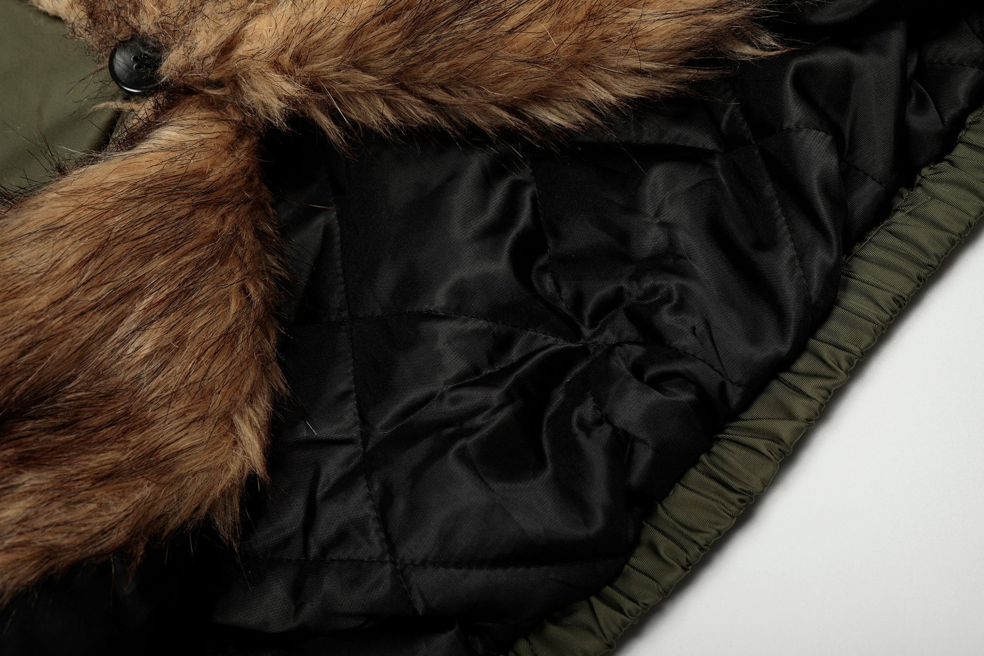 Vintage Fur-Lined | Cropped Winter Puffer - Luxuryurbanwear