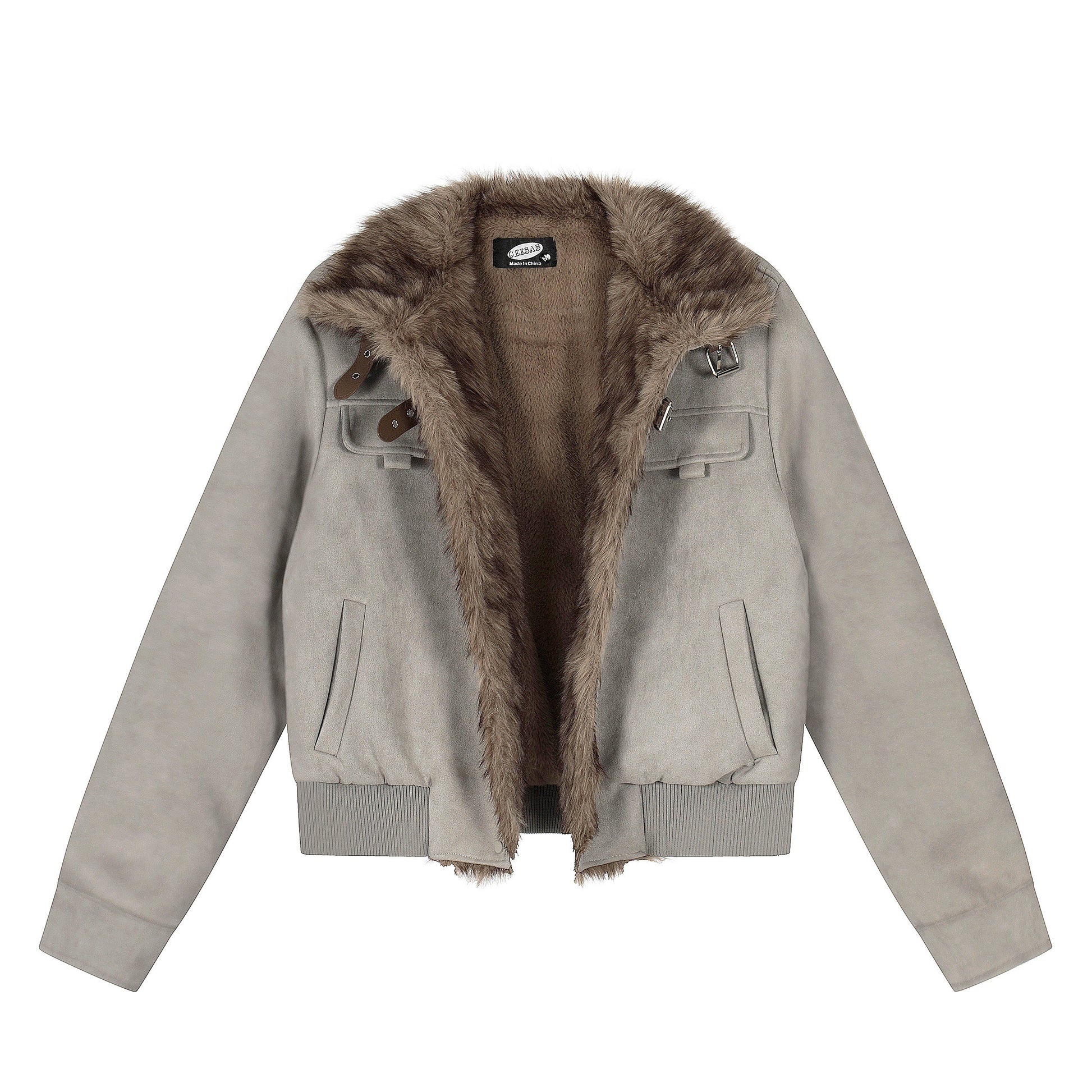 Woolly Herd | Oversized Sweater with Fluffy Sheep Pattern - Luxuryurbanwear
