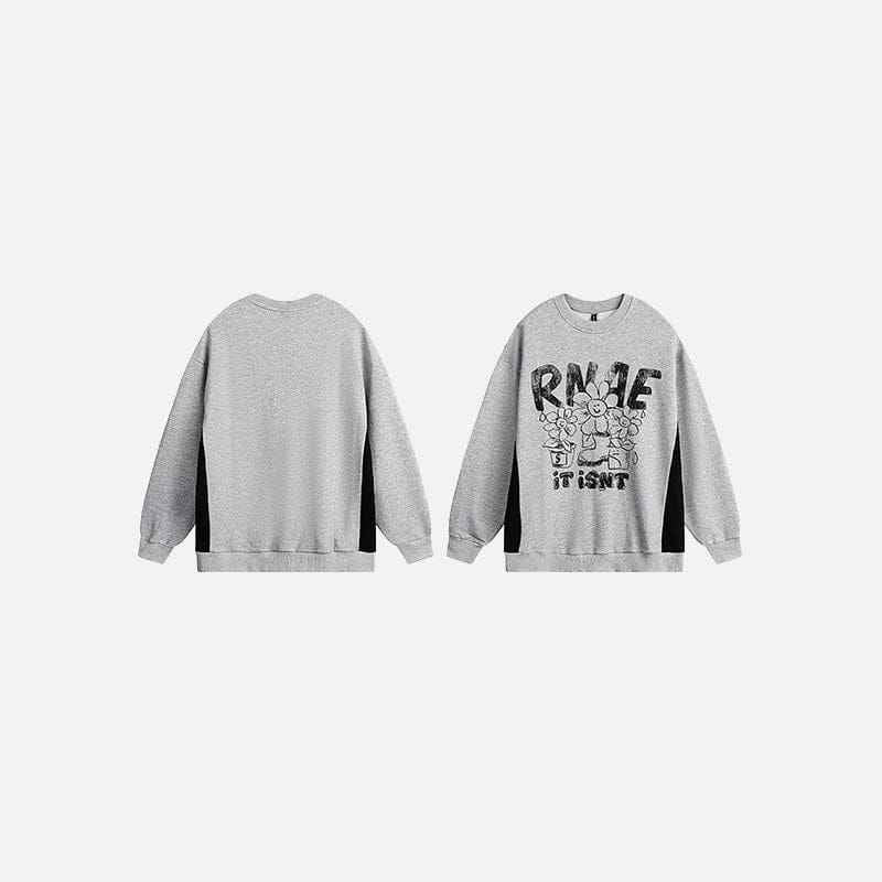 Sweat Floral Smiley