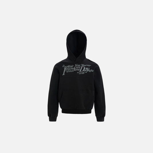 Men Streetwear Minimalist Letter Print Casual Hoodie - Luxuryurbanwear