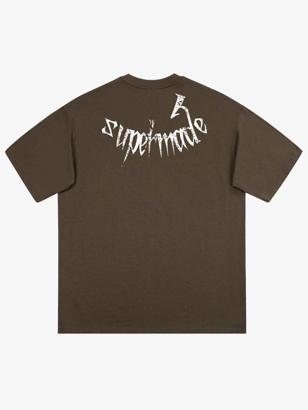 Gothic Skull Distressed Letter T-Shirt
