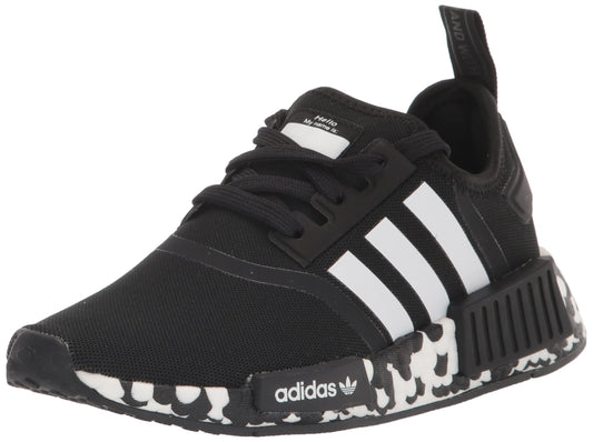adidas Originals NMD_R1s Sneaker Core Black/Core Black/FTWR White (Refined) 7 US Unisex Big Kid