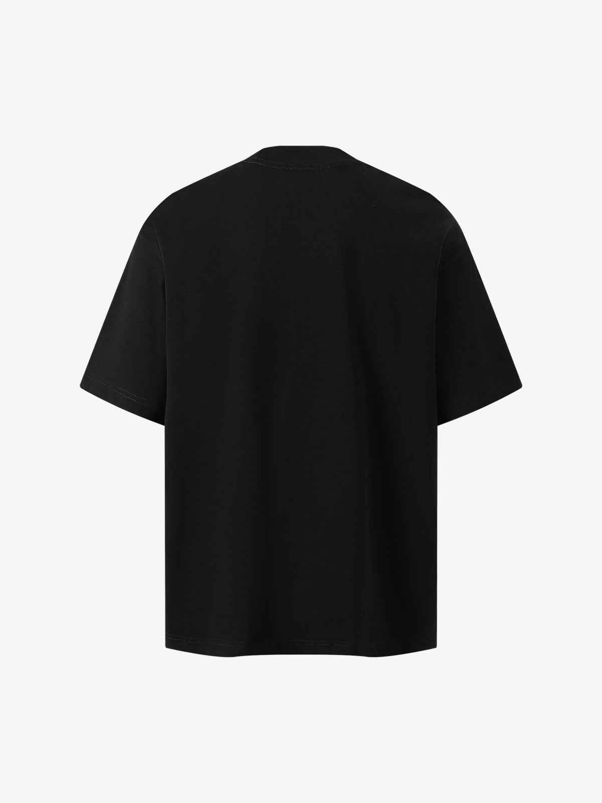 Heavy Embroidery Lightning Heart Print T-Shirt