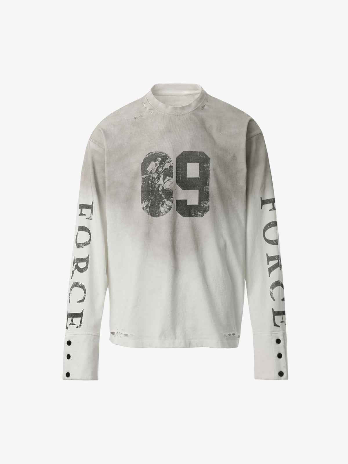 Distressed NO. 09 Long Sleeve T-Shirt
