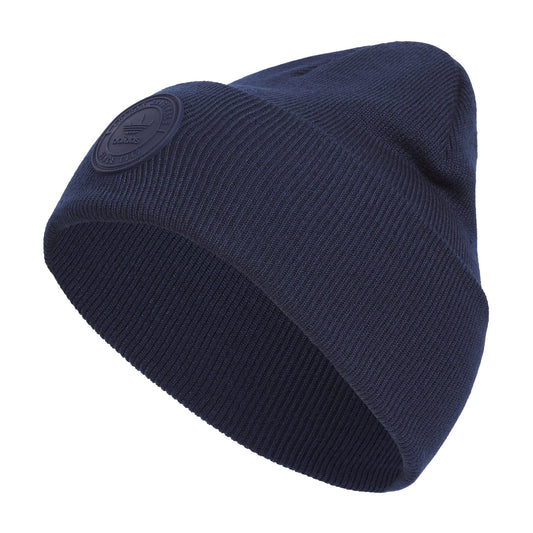 adidas Originals Resort 4" Wide Cuff Fold Beanie Tall Fit Night Indigo/Night Indigo one_Size