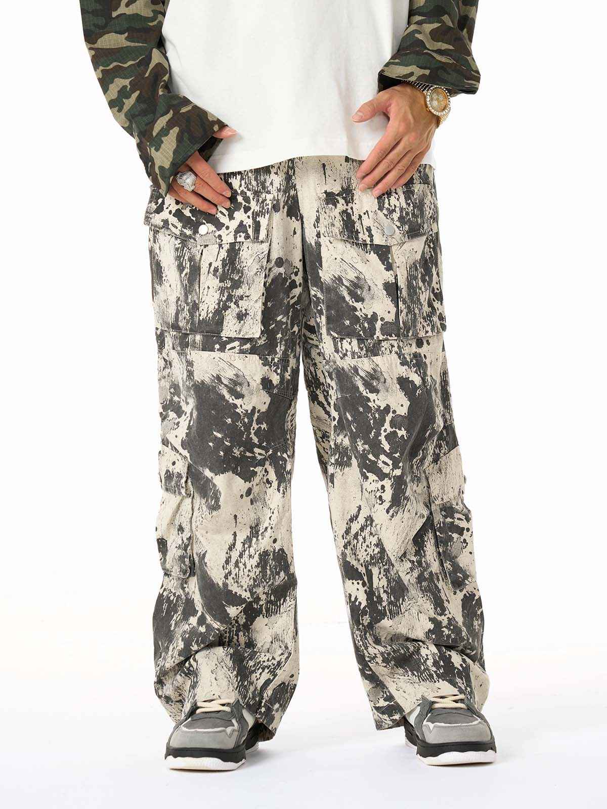 Hip-Hop Camouflage Multi-Pocket Cargo Pants