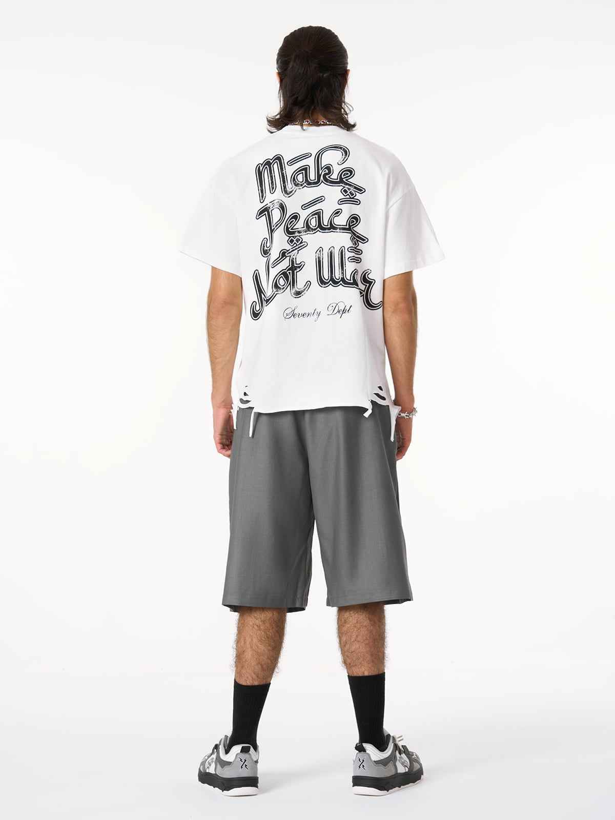 Graffiti Letters Devil Design Graphic T-Shirt
