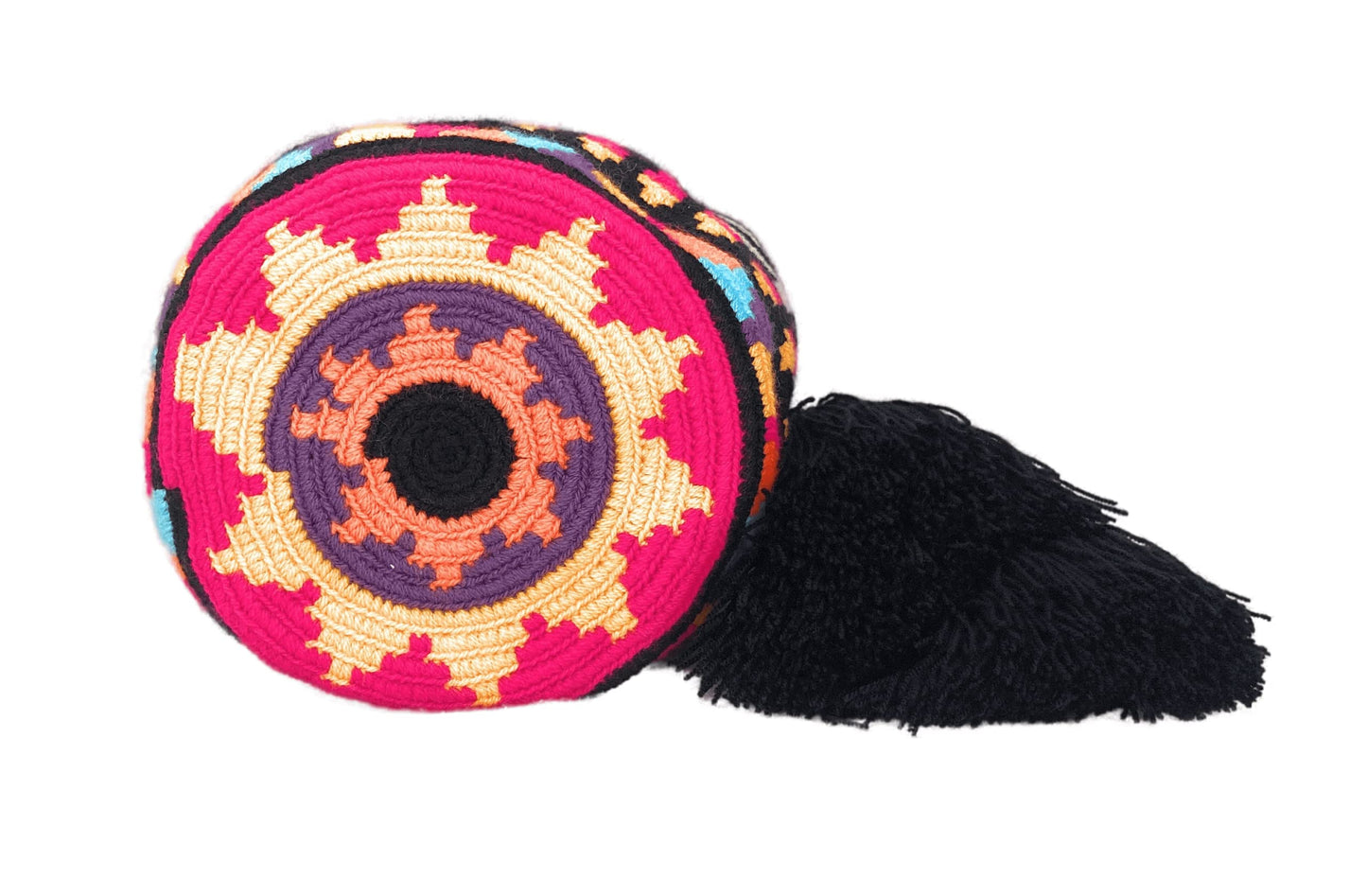 SMALL WAYUU Mochila Bag For Women original bolsa tejida colombiana authentic crochet pattern Gift from Colombia