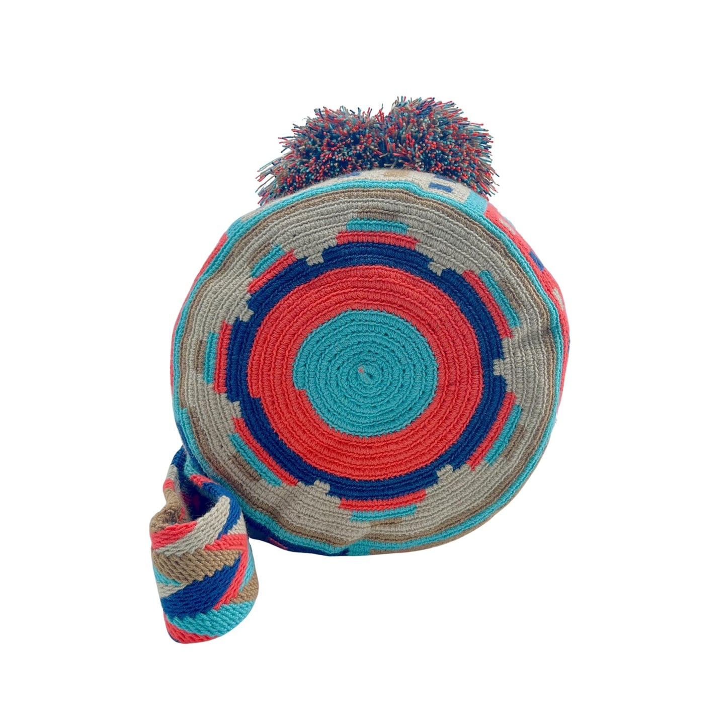 Authentic Wayuu Bag - Large Handmade Colombian Mochila - Handwoven Tribal Crossbody Shoulder Bag for Women - Unique