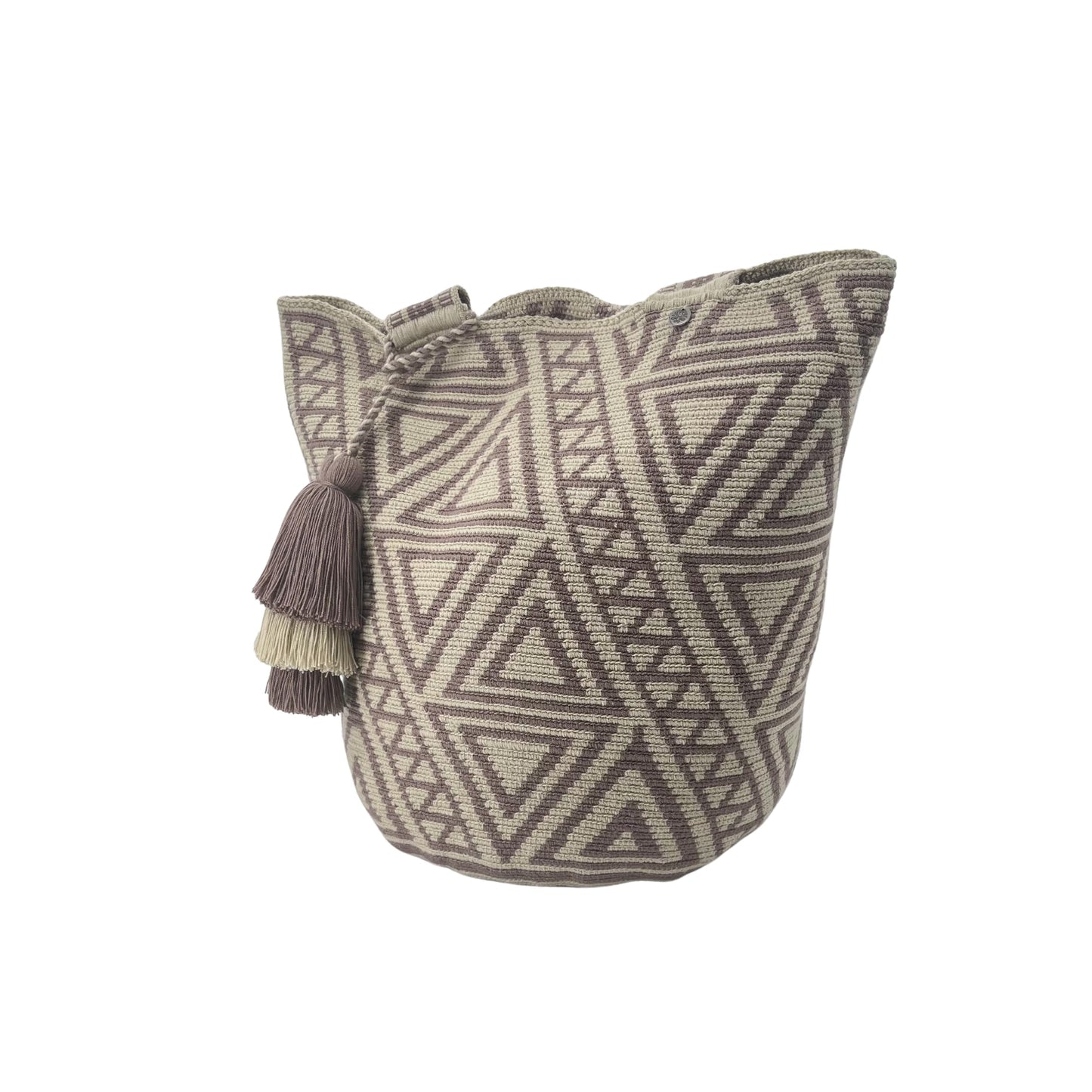 Authentic Wayuu Bag - Large Handmade Colombian Mochila - Handwoven Tribal Crossbody Shoulder Bag for Women - Unique