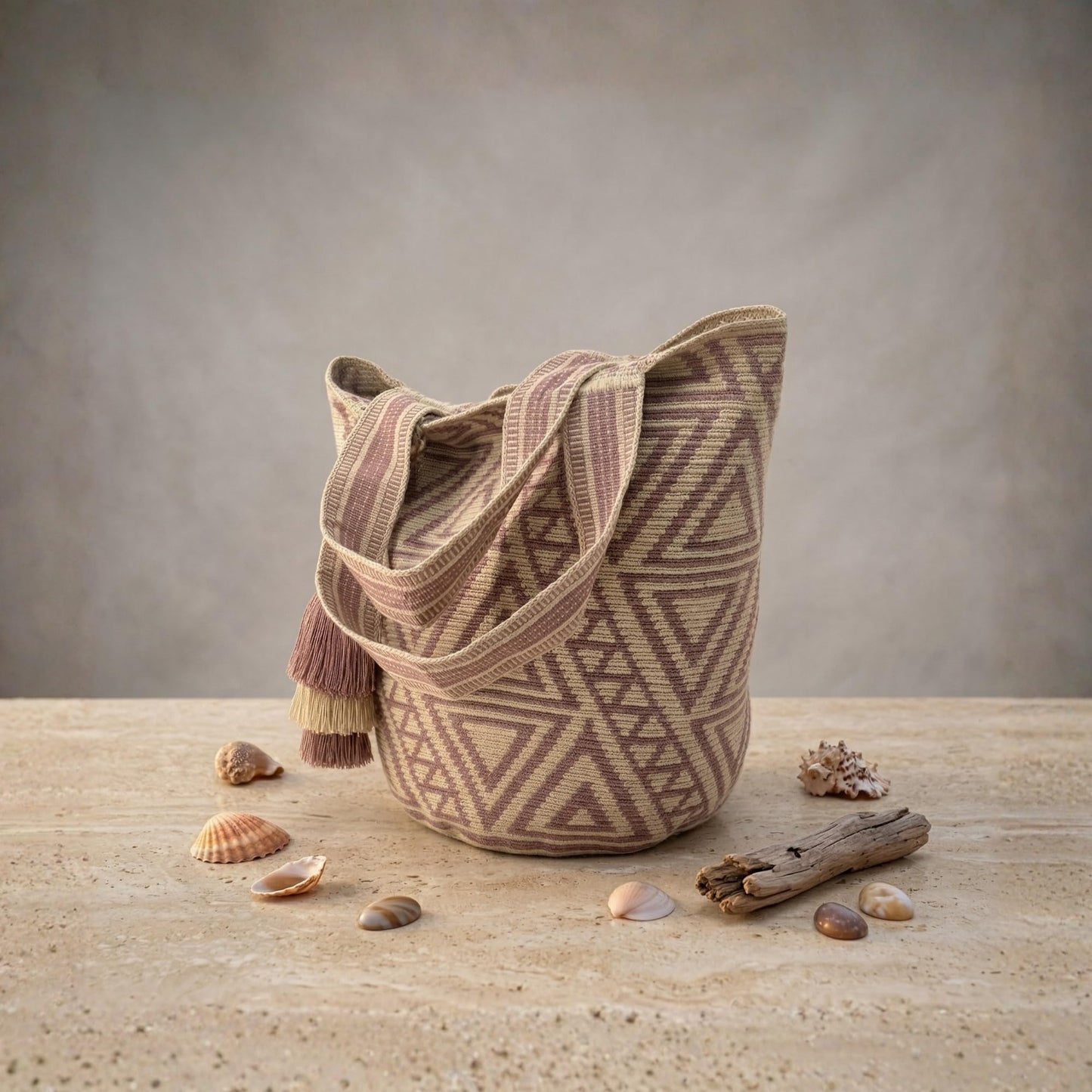Authentic Wayuu Bag - Large Handmade Colombian Mochila - Handwoven Tribal Crossbody Shoulder Bag for Women - Unique