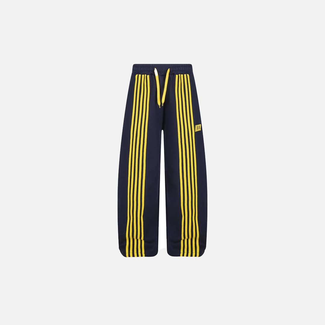 Y2K Effortless Striped Spliced Hip Hop Athletic Jogger - Luxuryurbanwear