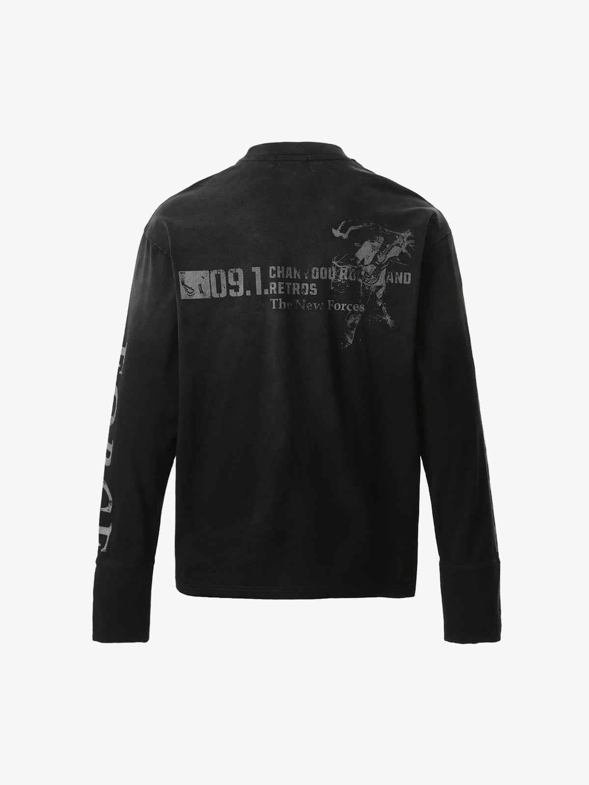Distressed NO. 09 Long Sleeve T-Shirt