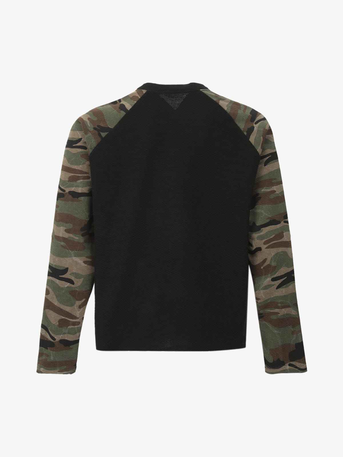 Long Sleeve Camo Raglan