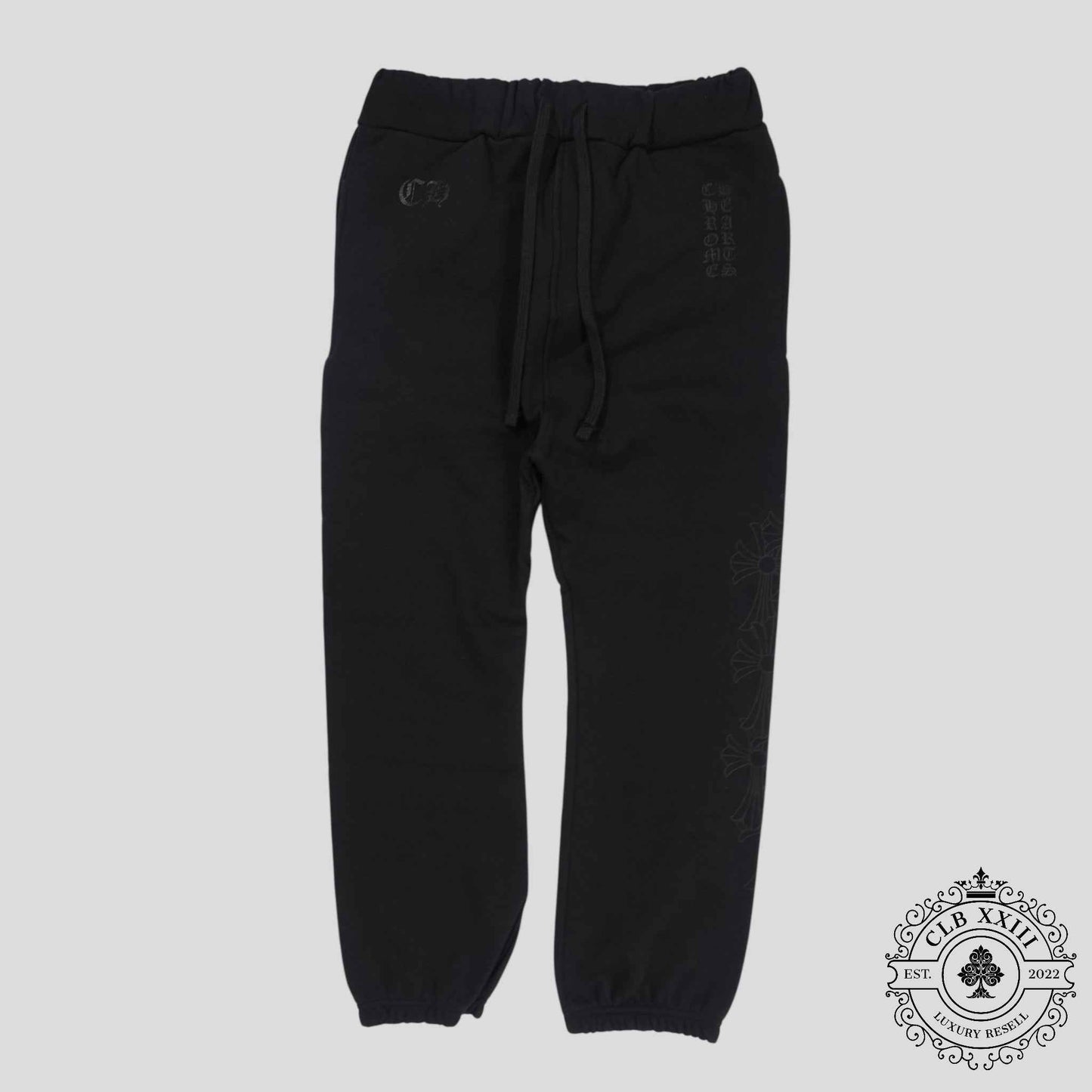 Chrome Hearts Triple Black Miami Exclusive Sweatpants