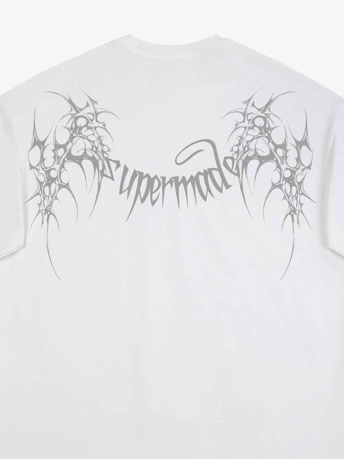 SUPM Gothic Sharp Letter Graphic T-Shirt