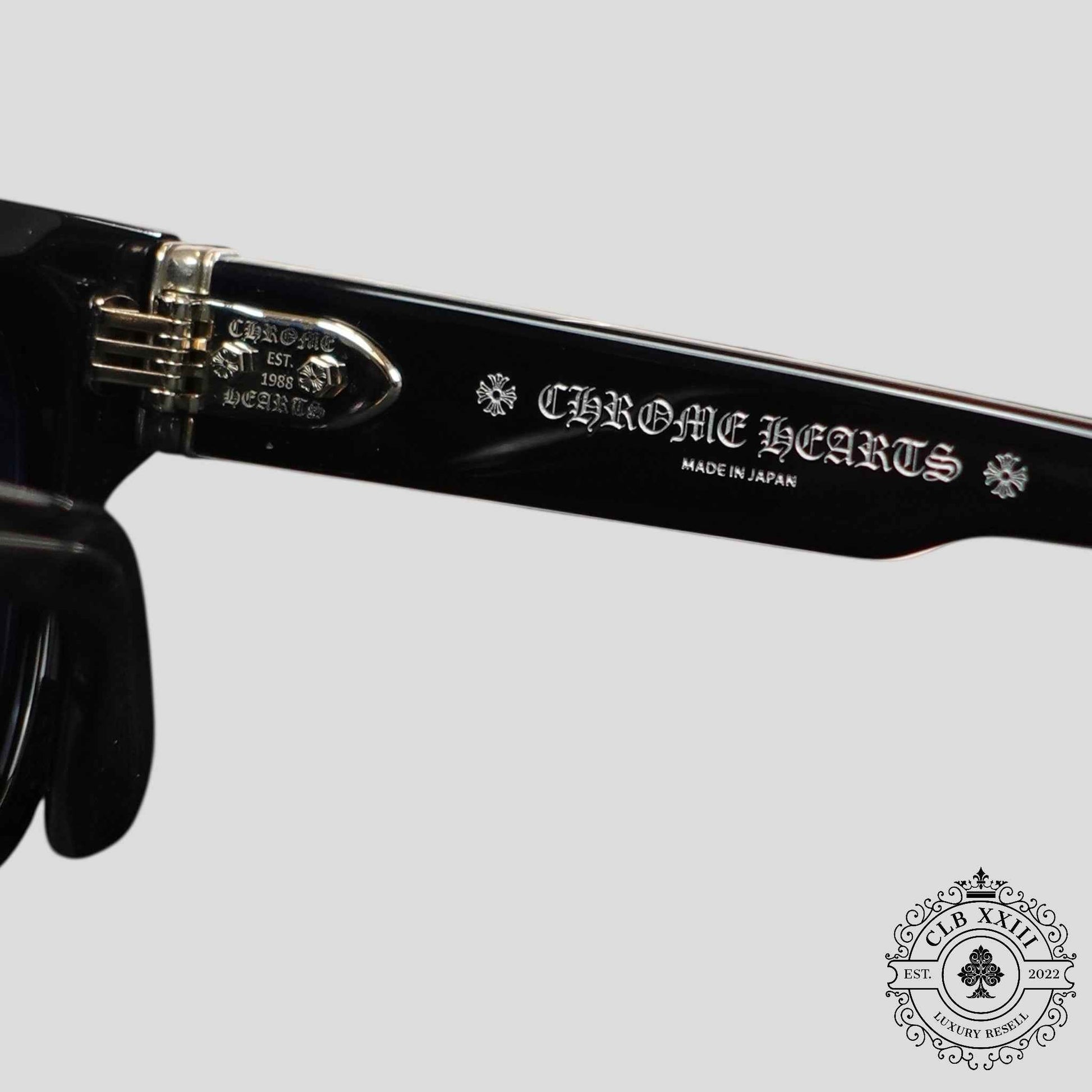 Chrome Hearts Midixathrill I Glasses in Black
