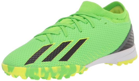 adidas X Speedportal.3 Turf Soccer Shoe Solar Green/Solar Red/Solar Yellow 11.5 US Unisex Little Kid