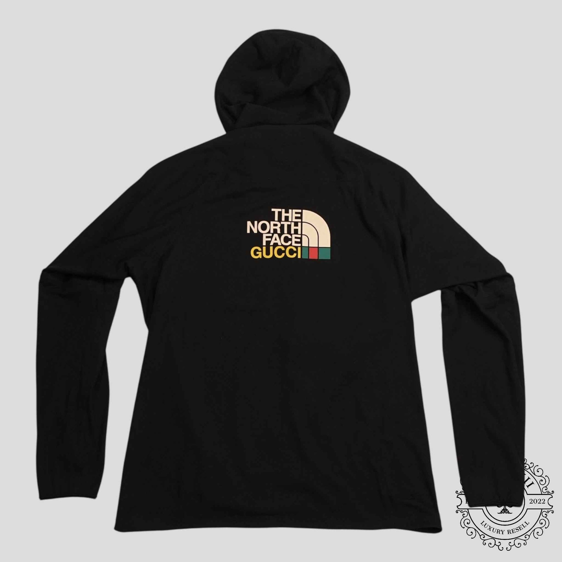 Gucci X The North Face Fleece Pullover Jacket in Black/Purple