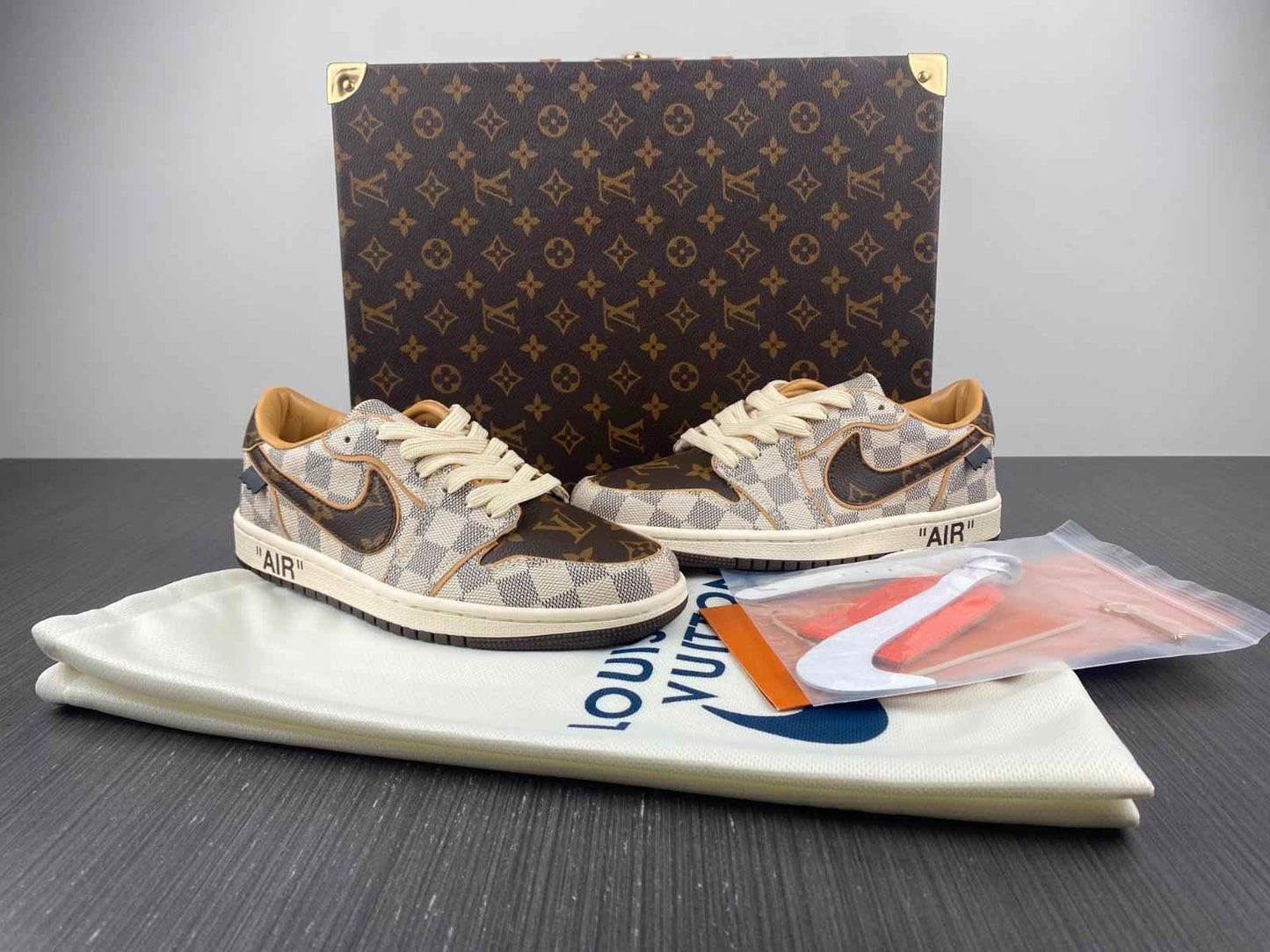 Custom Air Force 1 Monogram Low Surgeon Los Angeles Wolvess