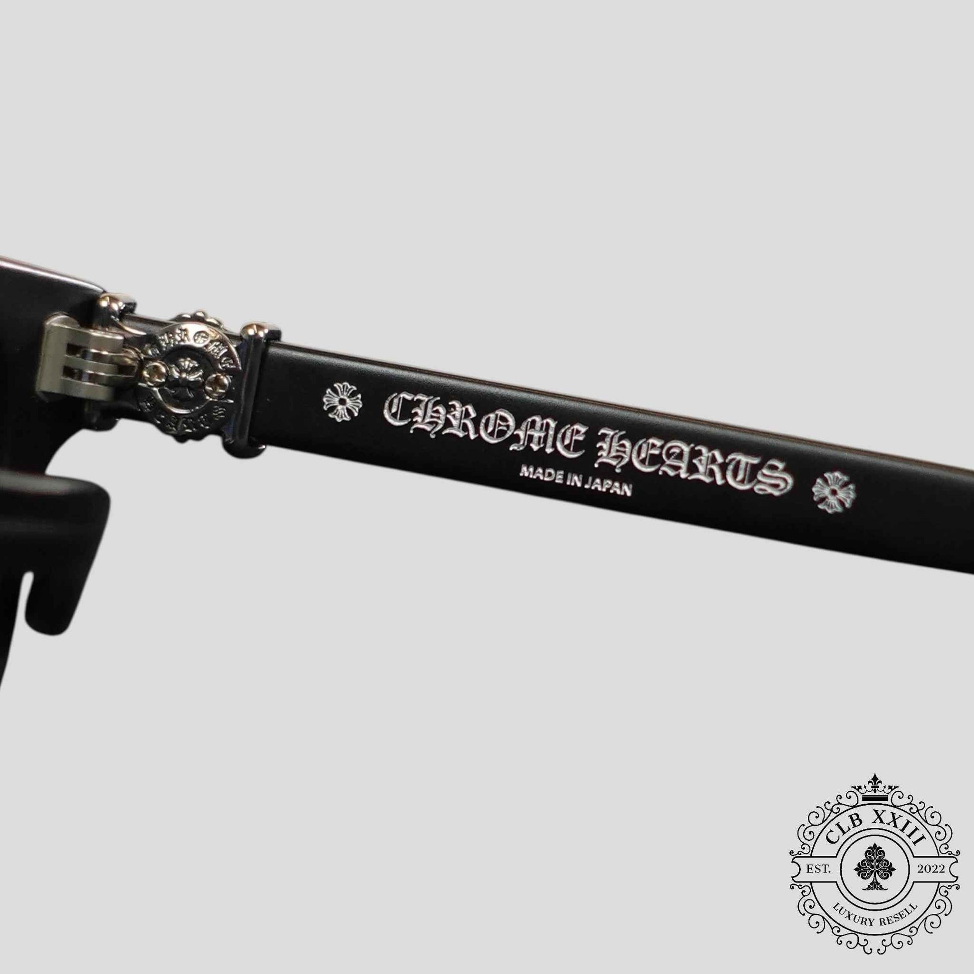 Chrome Hearts Grim Glasses in Matte Black