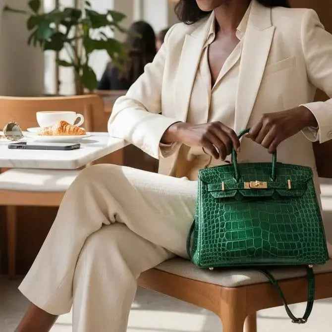 THE GWEN CROC EMBOSSED