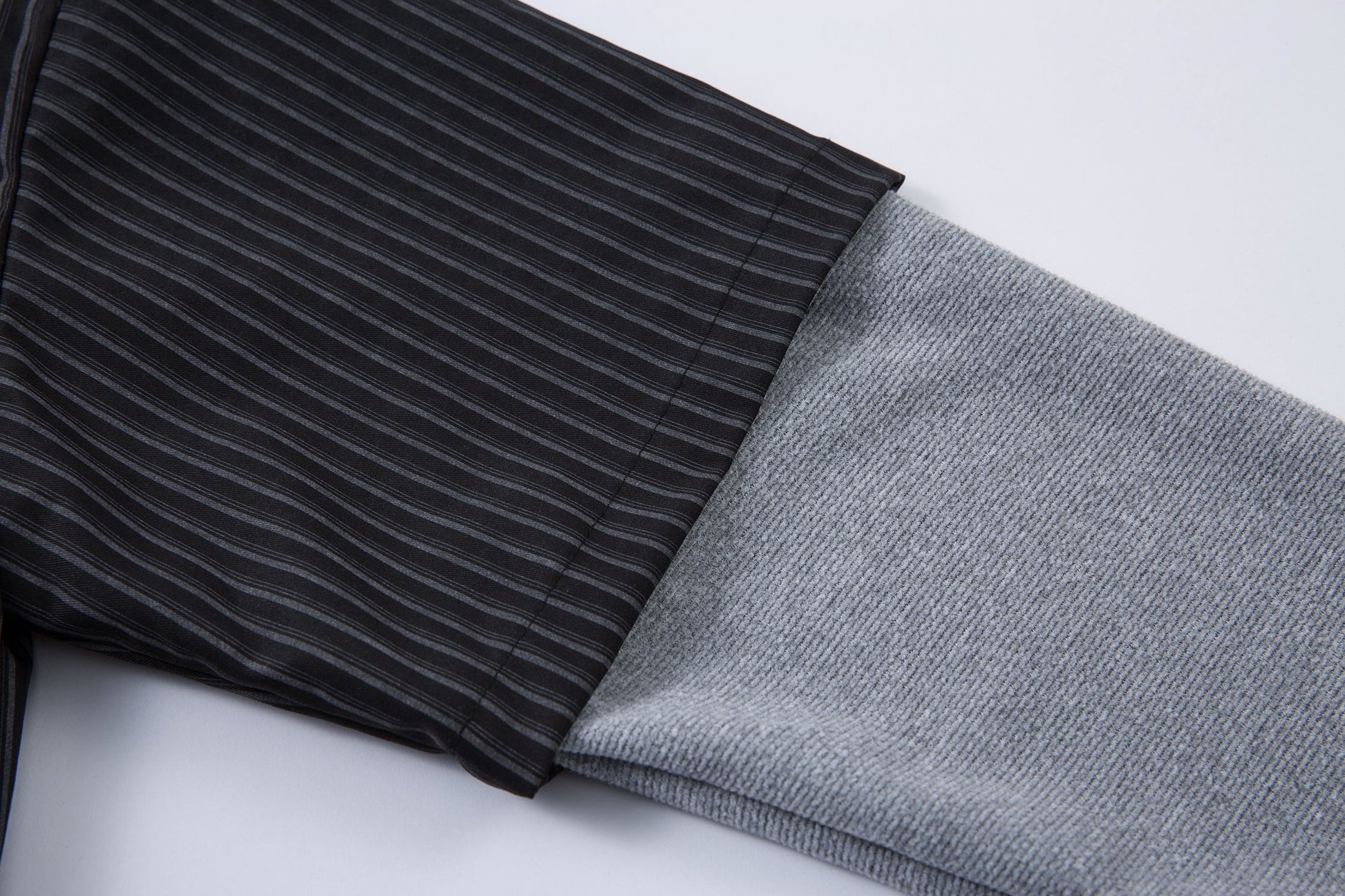 Striped Layered Design | Casual Sweatshirt - Luxuryurbanwear