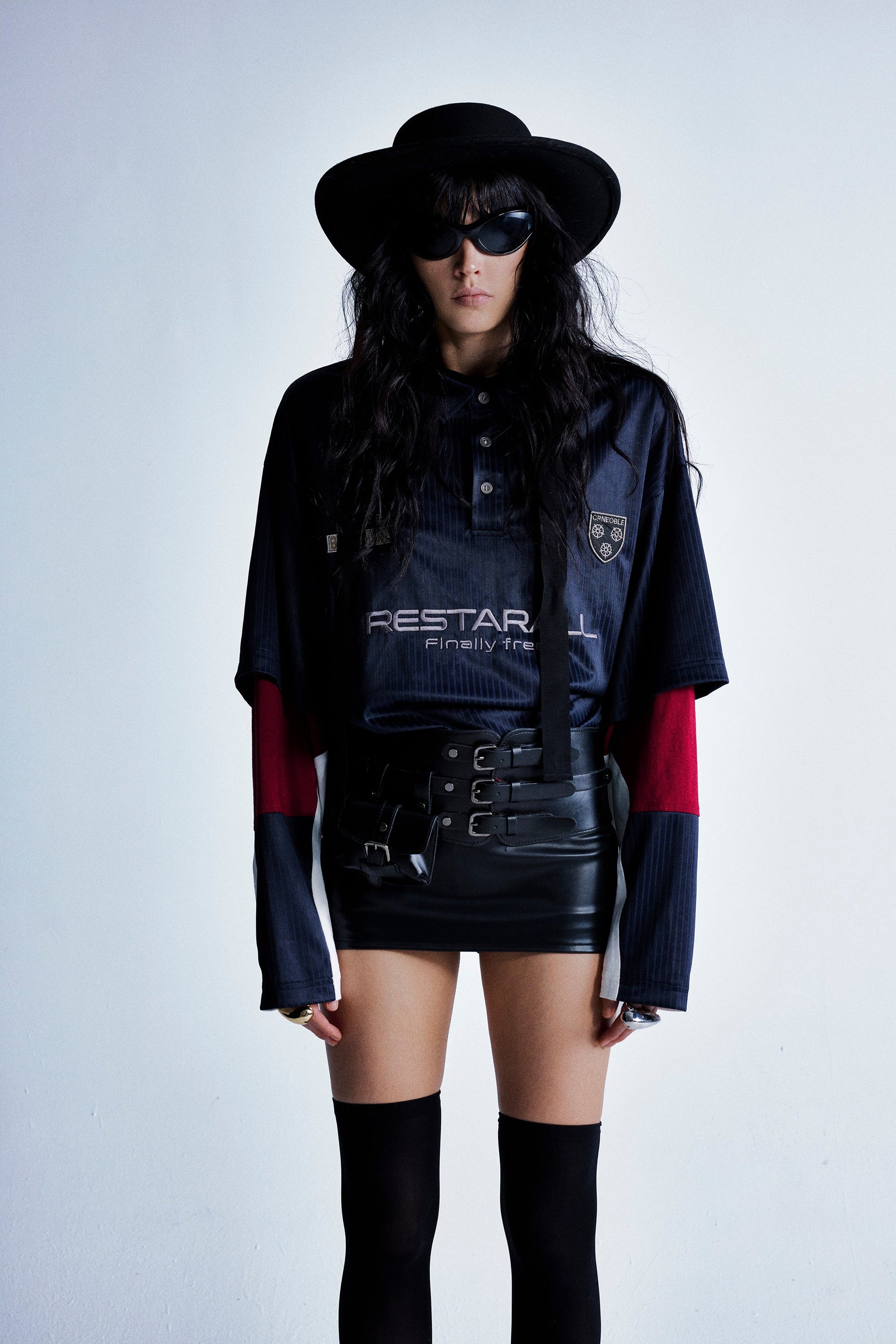 Retro Blocking Patchwork | Racing Sweatshirt - Luxuryurbanwear